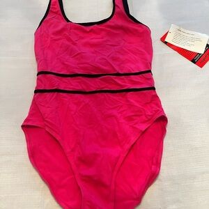 Hot Pink Vintage Sz14 Newport Bathing Suit